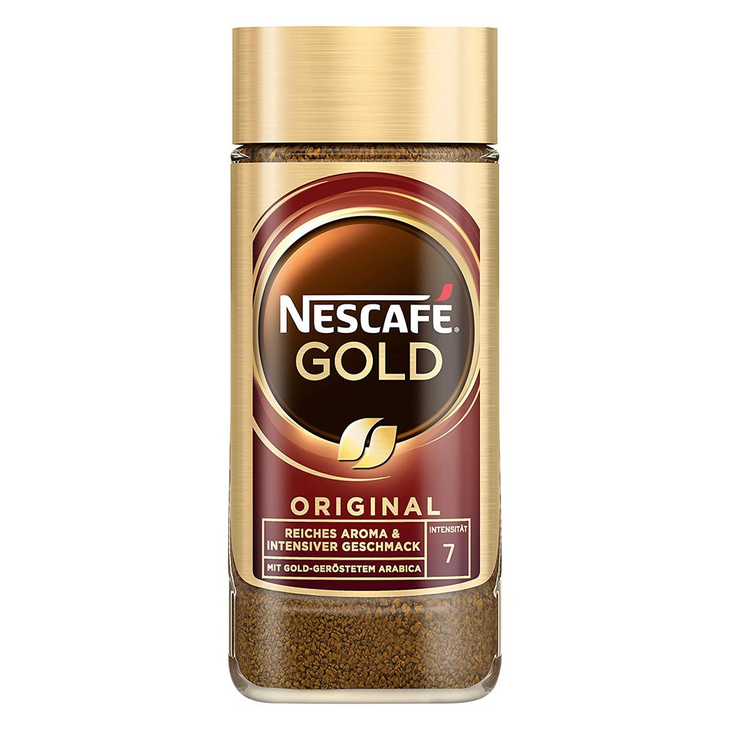 Work From Home PROMOTION ส่งฟรี เนสกาแฟโกลด์ ออริจินัล เข้มระดับ 7 Nescafe gold original Reiches Aroma intensitat 7 (200 g) Product of German 3G7Q  เก็บเงินปลายทาง