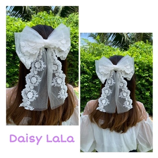 โบว์ติดผม ไฮโซโบว์ใหญ่🎀 น่ารักฟรุ้งฟริ้งสุดๆ (งาน handmade) พร้อมส่ง