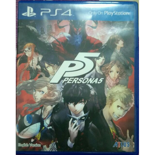 แผ่นเกม PS4 Persona 5 มือ2 โซน3
