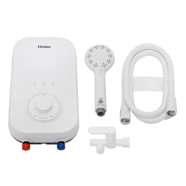 HAIER เครื่องทำน้ำอุ่น 3500 วัตต์ รุ่นใหม่ EI35A2(W) แถมฟรี ! ผ้าขนหนูผืนเล็ก 1 ผืน