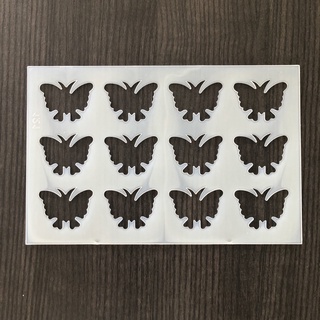 พิมพ์ทำชอคโกแลตตกแต่งลายผีเสื้อ butterfly chocolate mold