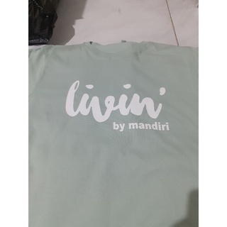 เสื้อยืดผ้าฝ้ายพิมพ์ลาย Livin เสื้อยืด โดย mandiri sage สกรีนดิจิทัล พิมพ์ลาย