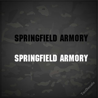 สติกเกอร์ติดกล่องปืน Springfield Armory สติกเกอร์ติดรถยนต์ กล่องปืน กว้าง15/20cm