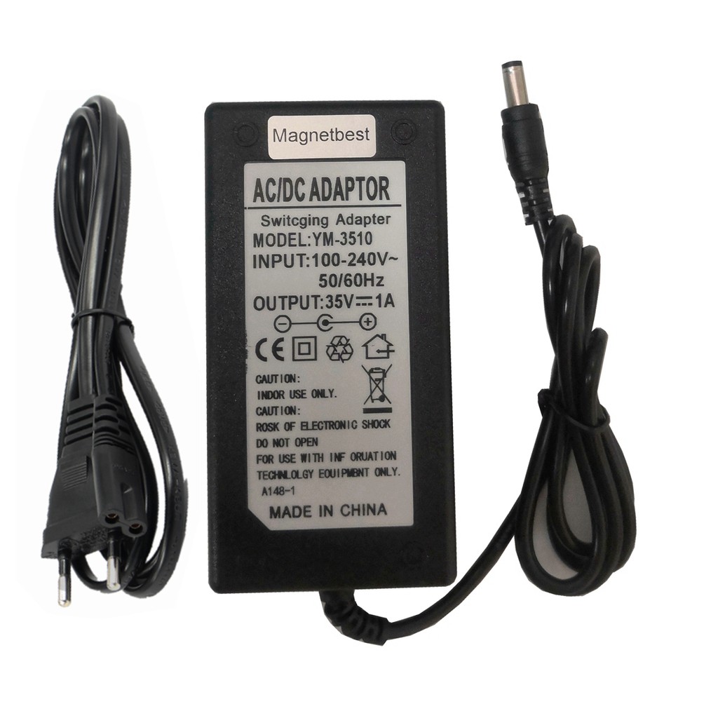 35V 0.8A AC DC Adapter Charger 35V 1A 35W สําหรับ Dibea F20 MAX เครื่องดูดฝุ่นไร้สายแหล่งจ่ายไฟ