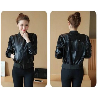 Jacket หนังสุดเทห์ (โค้ดช้อปฟรี 90 บาท)