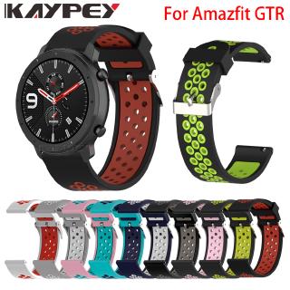 New colors! ยางทำจากซิลิคอน สายนาฬิกาข้อมือ for Xiaomi Amazfit GTR 4/GTR 3/3Pro / GTR 2/2e/2eSIM / GTR 47mm  42mm