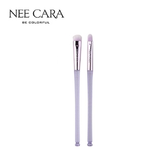 [Clearance] NEE CARA นีคาร่า แปรงลงอายแชโดว์ แปรงทาลิป N822 EYESHADOWN &amp; LIP BRUS 2 PIECE