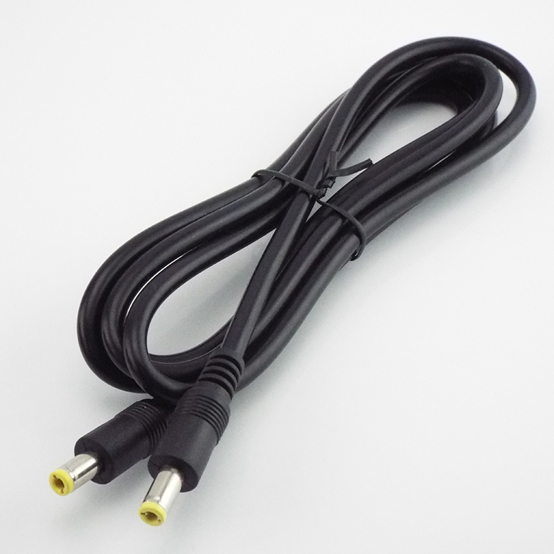 0.5 / 1.5 / 3M DC 12V 10A พาวเวอร์ซัพพลาย Splitter Male To Male เชื่อมต่อ 5.5 มม. X 2.5 มม. ปลั๊กอะแดปเตอร์ปลั๊กสายเคเบิ้ล