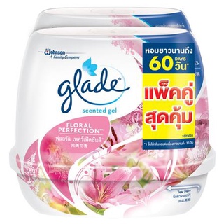 dee-double เจลปรับอากาศ GLADE ฟลอรัลเพอ 180 กรัม แพ็คคู่ น้ำหอมปรับอากาศ