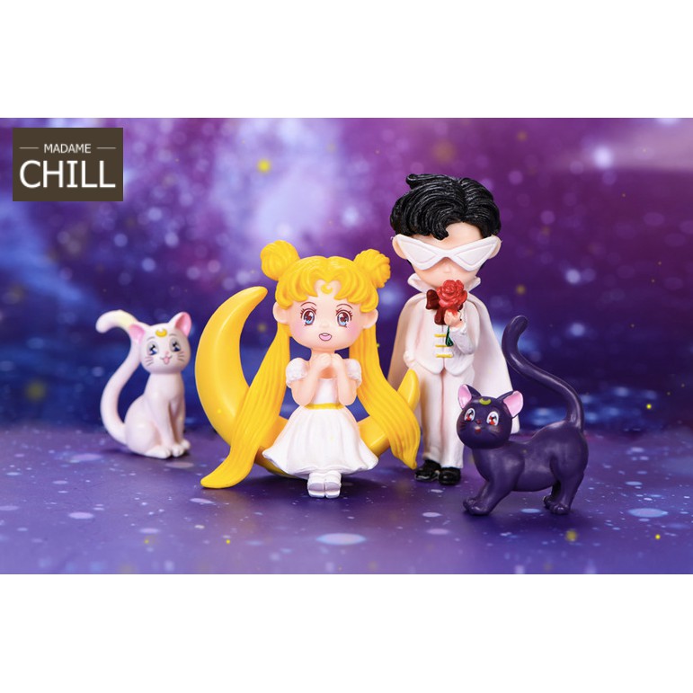 [MC495] ตุ๊กตุ่นจิ๋ว สาวน้อยผมเหลือง และแมว 🌛🤵🏻 (1 ชิ้น ราคา 10, 20, 25 บาท)