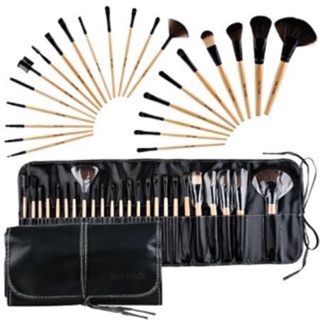 ของแท้🌟 Mei Linda Brush แปรงชุด 24 ชิ้น กระเป๋าหนัง 🌟
