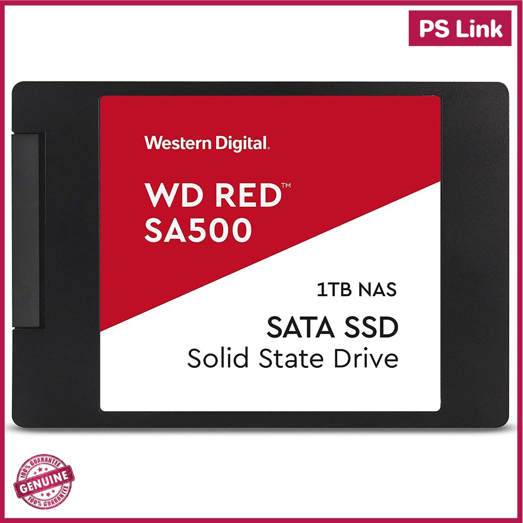 Western Digital WD SSD Red NAS 2.5" 1TB SATA 3(6GB/S) - Read 560MB/S, Write 530MB (WDS100T1R0A)