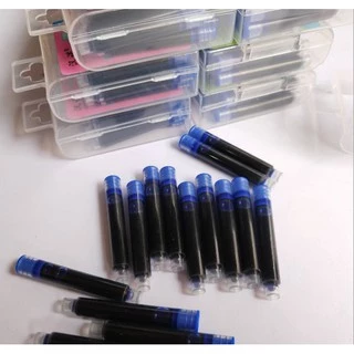 15ชิ้น35.->>หมึกหลอด ไส้หมึก รีฟิล น้ำหมึก น้ำเงิน:แดง:ดำ:หลากสี สำหรับ ปากกาคอแร้ง ปากกาหมึกซึม