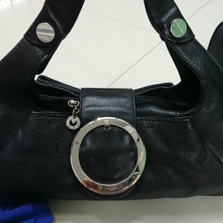 👜กระเป๋าหนังแท้​ handbag Shoulder bag  like new👜👜