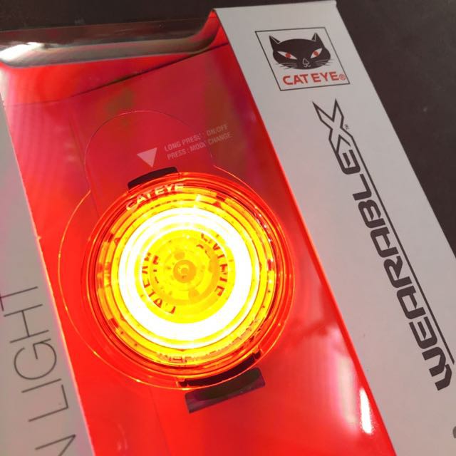 ไฟท้าย CATEYE Wearable X ClipOn WA100 ชาร์ต USB Shopee Thailand