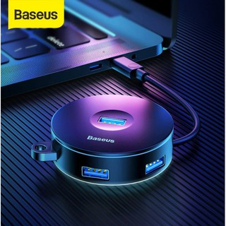 Baseus อะเเดปเตอร์ USB 4 Ports HUB Adapter USB Type C HUB USB อะแดปเตอร์แยกสายเคเบิ้ลสําหรับ