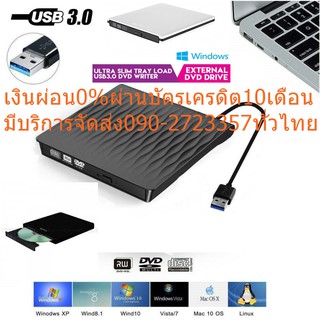 NEO USB3.0เครื่องอ่าน-เขียนดีวีดีพกพาALUMINIUM TRAY LOADปกติ2490บาทDVD-RW EXT/READ SPEED:DVD+RW 8X /CD-R 24X WRITE SPEED