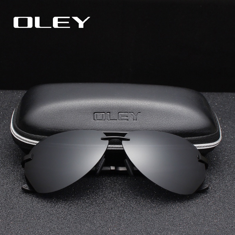 OLEY Brand Polarized Sunglasses Men Classic pilot sun glasses Driving