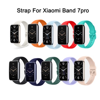 สายนาฬิกาข้อมือซิลิโคน ลายพราง สําหรับ Xiaomi Mi Band 7 Pro Miband 7 Pro