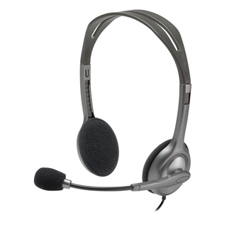 Logitech หูฟัง H111 Stereo On-Ear Headset Black