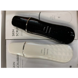 สินค้าพร้อมส่ง #Skin scrubber เครื่องทำความสะอาดใบหน้าระบบ ultrasonic ลดสิวเสี้ยน ผลักครีมบำรุงและยกกระชับใบหน้า