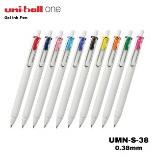 UNI-Ball ONE ปากกาเจลหลากสี สไตล์มินิมอล ขนาดหัว 0.38 มม.