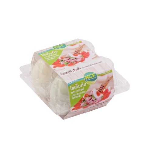 เคซีเอฟ ไข่เค็มต้ม แพ็คละ 4 ฟอง/KCF boiled salted egg, pack of 4 eggs