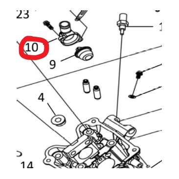 PENUTUP TEMPERATURE MOTOR YAMAHA COVER SUHU MOTOR THERMOSTAT SYM VF3I 185 VF3 I 185