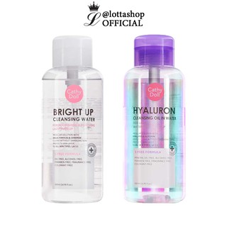 Cathy Doll Hyaluron / Bright Up Cleansing Water เคที่ดอลล์ คลีนซิ่งวอเตอร์  500ml.