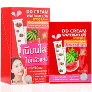 ดีดีแตงโม DD CREAM WATERMELON SPF50 PA+++ กล่อง 6 ซอง