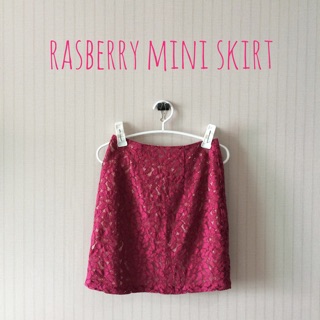 Rasberry Mini Skirt