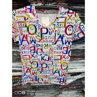 เสื้อยืดผ้ามันพร้อมส่ง