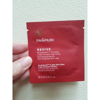 Panpuri แบบซองขนาดทดลอง 3 ml. REVIVE ARUNAYOUTH - COMPLEX TRIPLE FERMENT AGE DELAY ACTIVATING ESSENCE