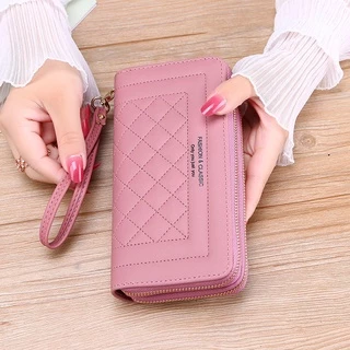 B-372กระเป๋าสำหรับผู้หญิง กระเป๋าสตางค์ใบยาว Fashion 2 ชั้น