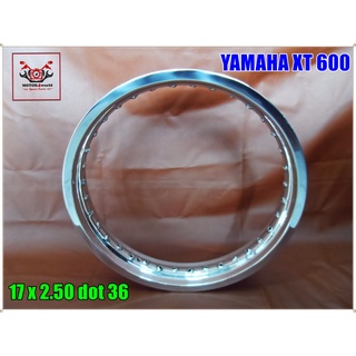 "ALUMINIUM POLISH" WHEEL RIM 17x2.15 (DOT36) for YAMAHA XT600 year 1984-1990 // วงล้อ อลูมิเนียมปัดเงา ขอบ17 (36 รู)