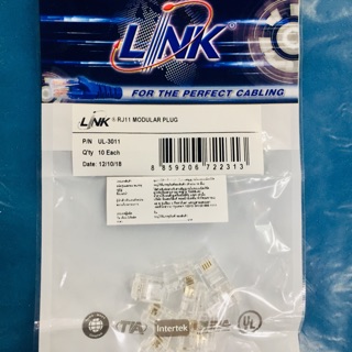 UL-3011 RJ11 Modular plug Link