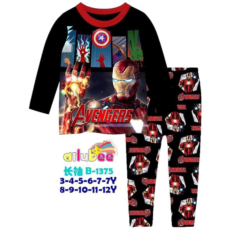 Hbs - AVENGERS BOYS SLEEPWEAR AILUBEE B1375