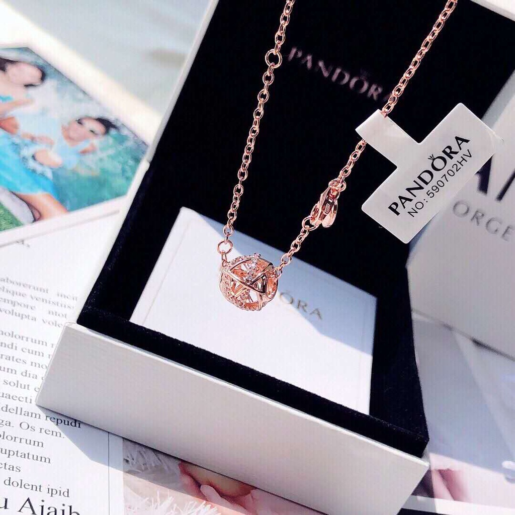 【OUTLETS SALE】พร้อมส่ง Pandora Pandora Necklace Hollow Galaxy แพนโดร่า ...