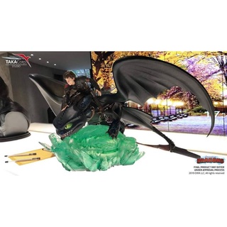 โมเดลเขี้ยวกุดToothless How To Train Your Dragon Statue By Takacorp studio งานลิขสิทธิ์ของแท้