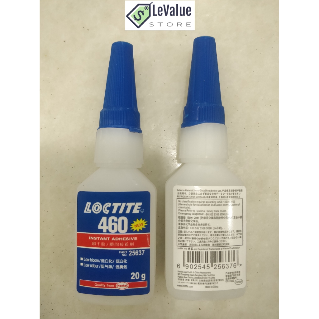 Loctite 460 INSTANT ADHESIVE, LOW ODOR/LOW BLOOM 20G - 25637