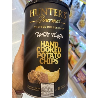 มันฝรั่งแผ่นทอดกรอบ รสเห็ดทรัฟเฟิลขาว ตรา ฮันเตอร์ กรูเมท 150g. Hand Cooked Potato Chips White Truffle ( Hunter’s Gourmet Brand )