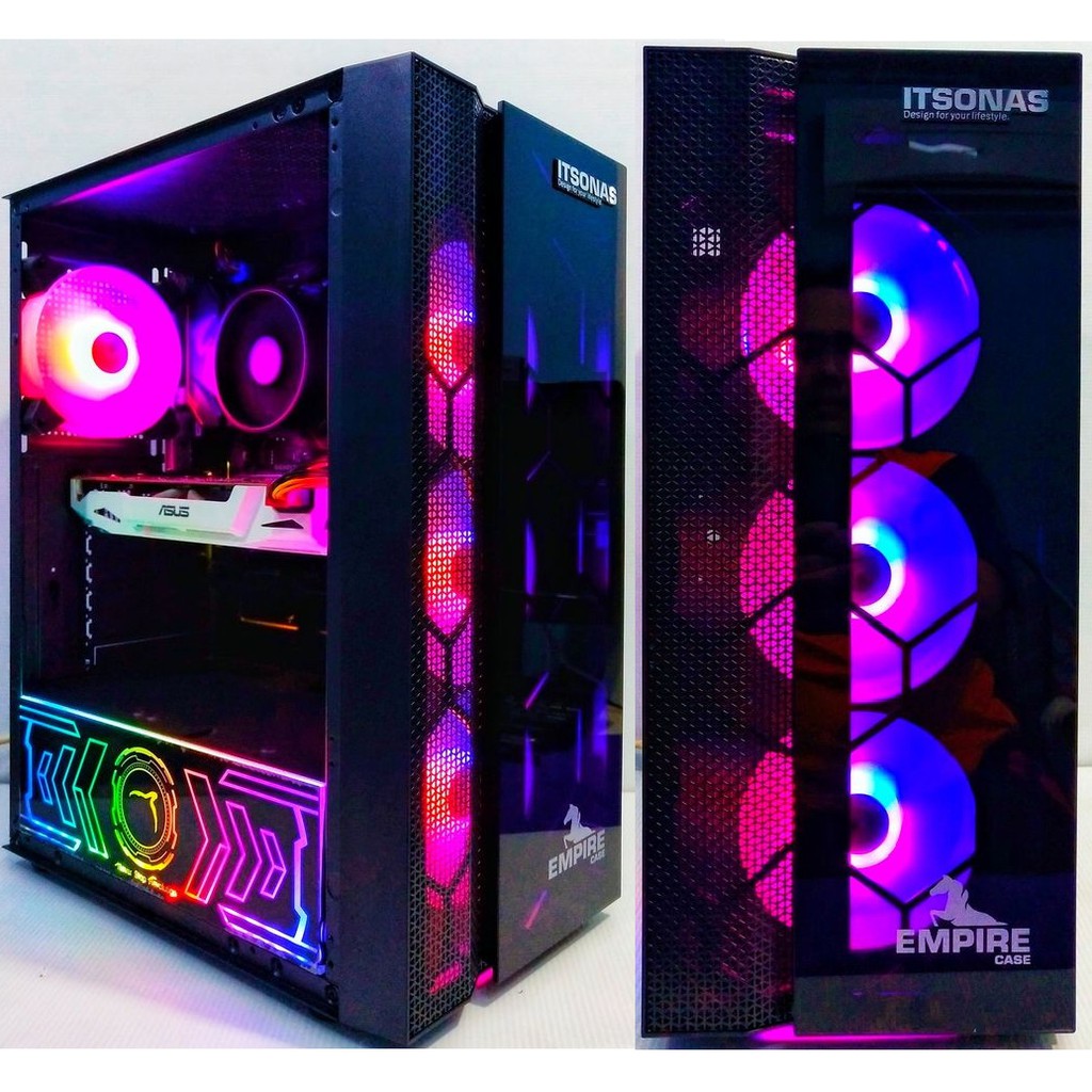 ❇️❇️(ส่งฟรี)❇️❇️คอมพิวเตอร์พร้อมใช้แรงๆ #SET #RYZEN_R5_2600_6C12T #GTX_1060 #RAM_16G #SSD_120G #HDD_