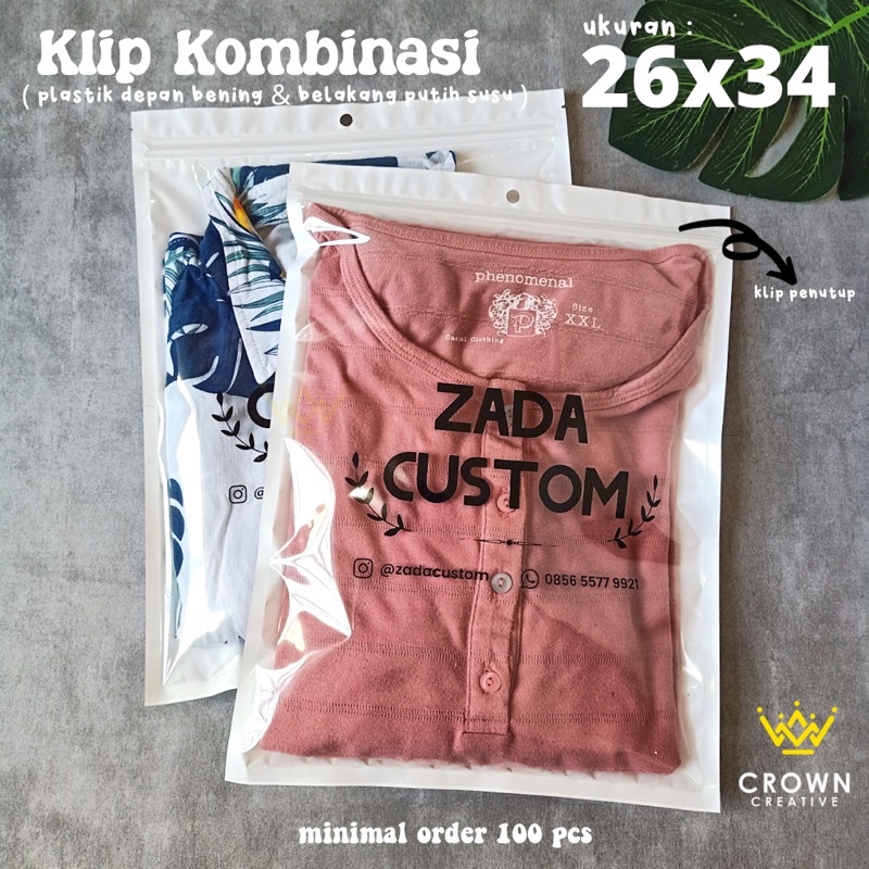 26x34 COMBINATION CLIP (SCREEN PRINTING)