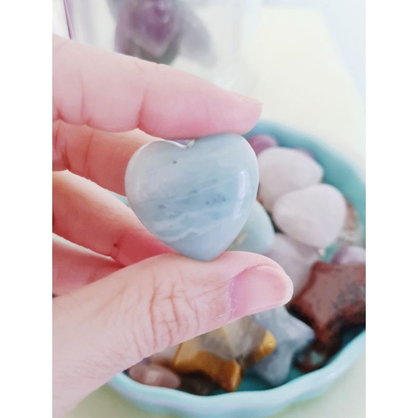 [Kyzen Living] Carribean calcite หัวใจเล็ก