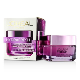 LOreal Hydrafresh Hydration+ Antiox Active Mask-In Jelly 50ml/1.7oz