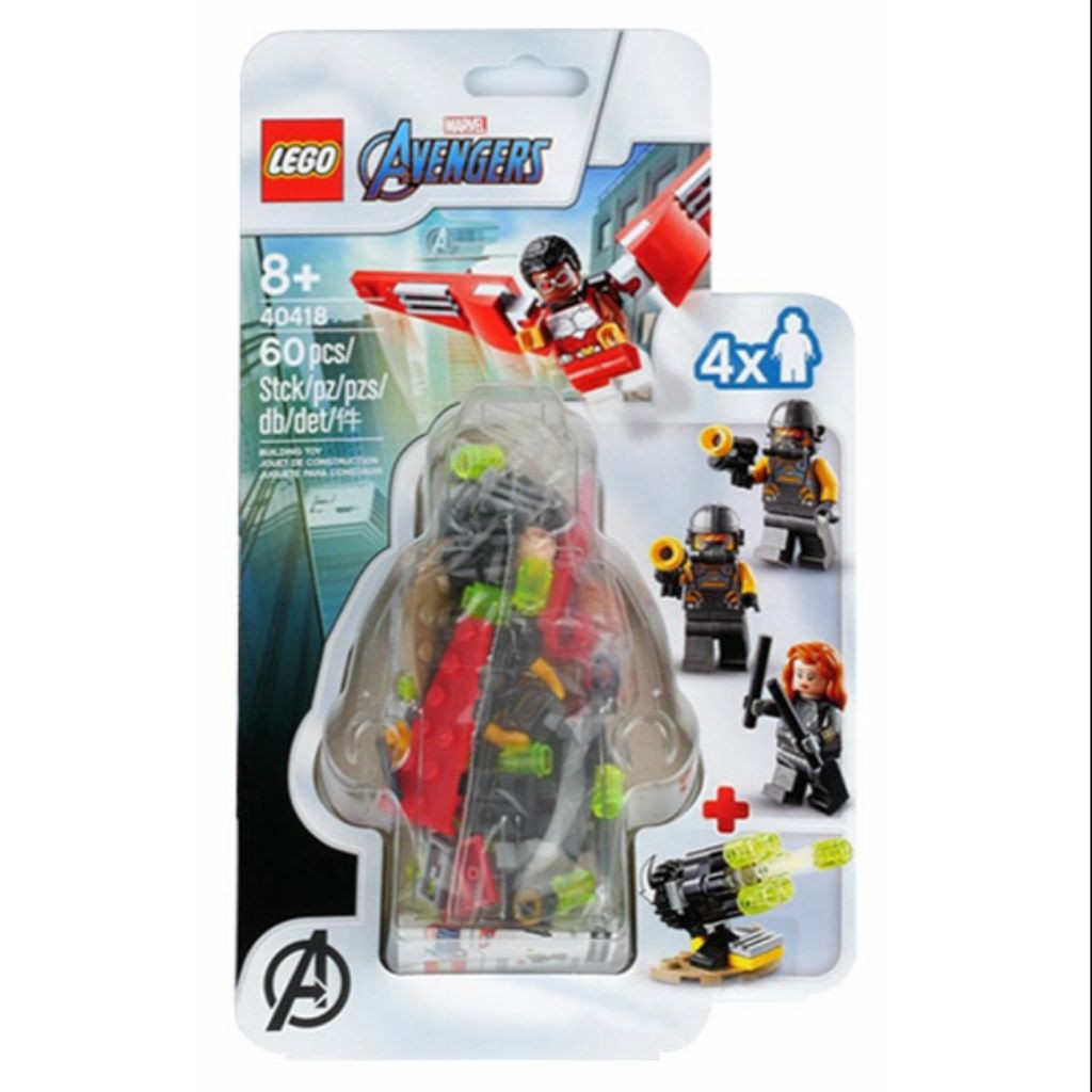 LEGO Marvel Avengers Falcon &amp; Black Widow team up 40418