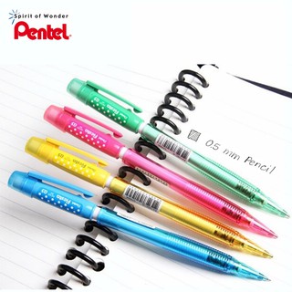 Pentel ดินสอกด เพนเทล Fiesta AX105 0.5mm ลายจุด