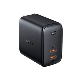 AUKEY PA-B4 BLACK หัวชาร์จเร็ว Omnia 65W Fast Charger PD for iPhone 13 Pro Max, AirPods Pro, Nintendo Switch, Notebook และ Laptop จ่ายไฟสูงสุด 65W