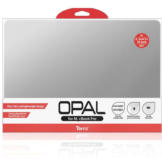 TorOpal เคสใสสำหรับแมคบุ๊ก แอร์/โพร 13"/13.6"//15.3"/14"/16" รุ่น M4/M3/M2/M1  ยี่ห้อ Torrii OPAL