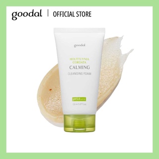 GOODAL โฟมล้างหน้า สำหรับผิวแพ้ง่าย ล้างหน้าลดสิว HOUTTUYNIA CORDATA CALMING PH BALANCING CLEANSING FOAM